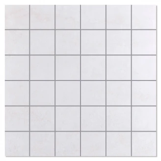 Mosaik Klinker Almofala Vit Polerad 30x30 (5x5) cm